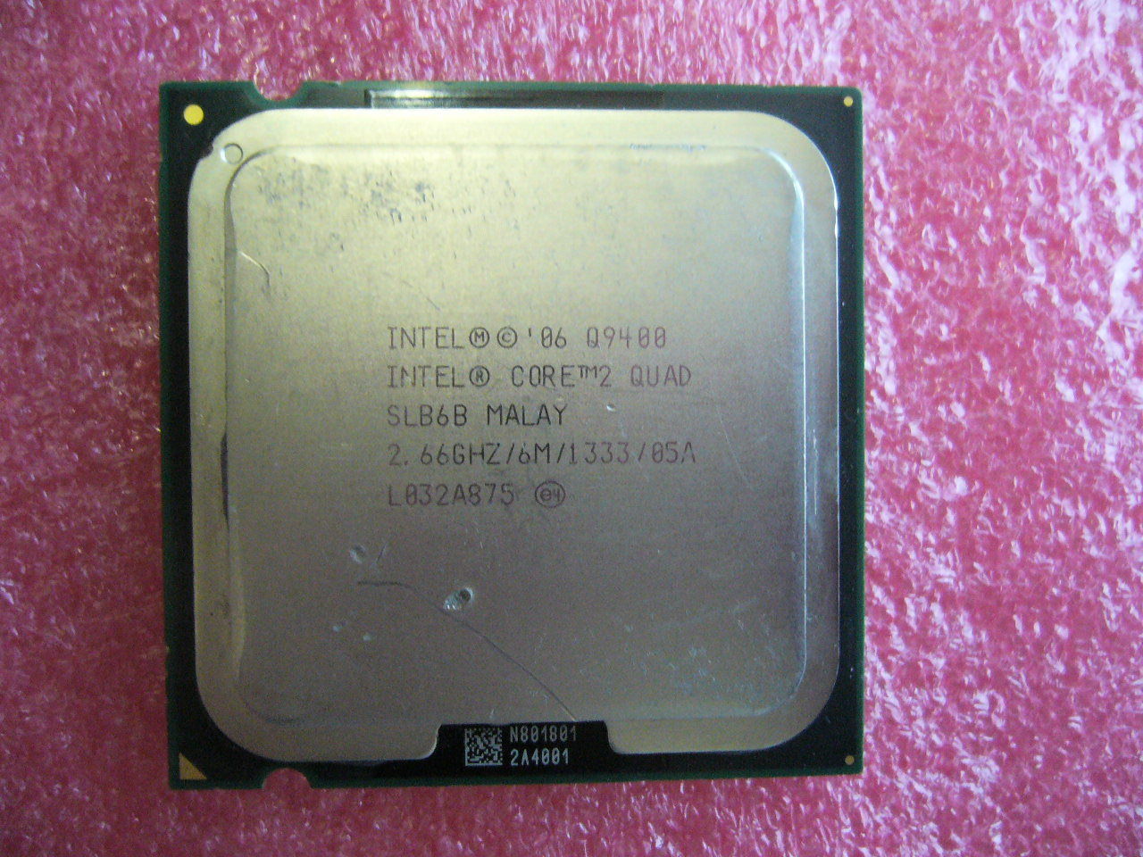 QTY 1x INTEL Quad Cores Q9400 CPU 2.66GHz/6MB/1333Mhz LGA775 SLB6B - Click Image to Close