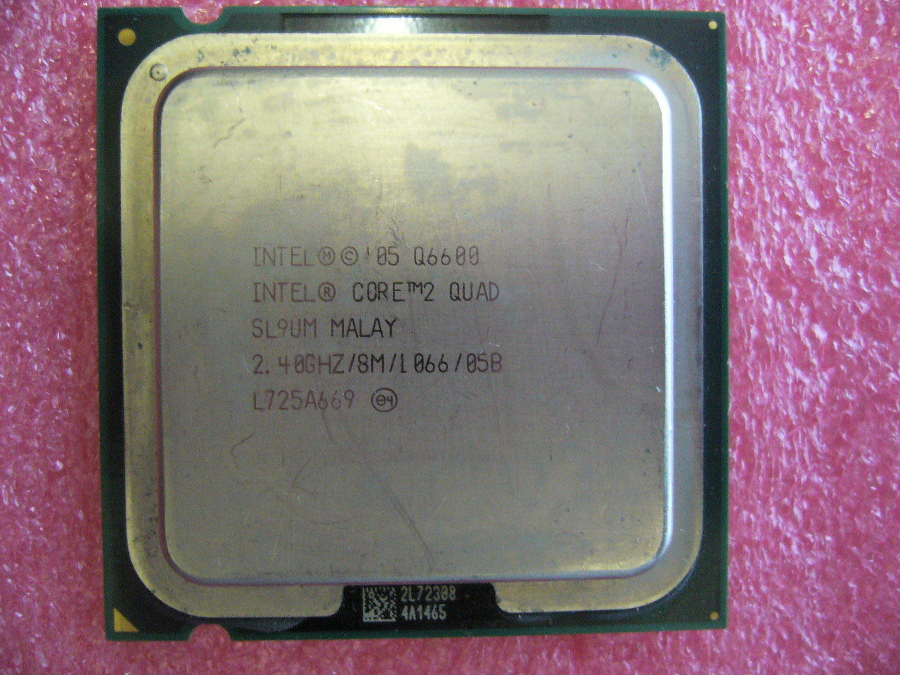QTY 1x INTEL Core2 Quad Q6600 CPU 2.40GHz/8MB/1066Mhz LGA775 SL9UM - Click Image to Close