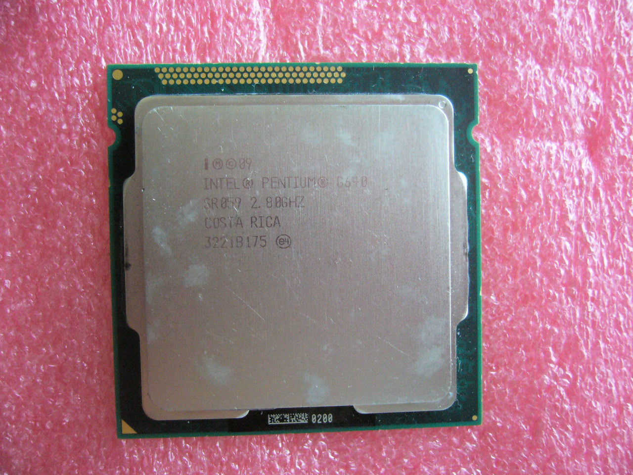 QTY 1x INTEL Pentium CPU G640 2.8GHZ/3MB LGA1155 SR059