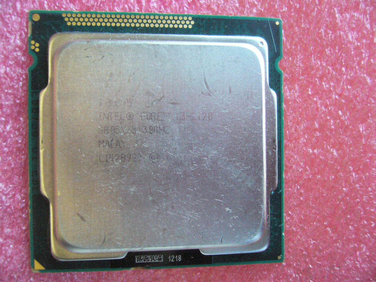 QTY 1x INTEL CPU i3-2120 3.3GHZ/3MB LGA1155 SR05Y NOT WORKING