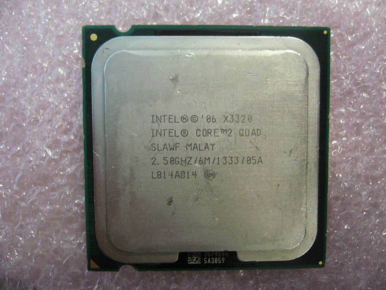 QTY 1x INTEL Quad Cores X3320 CPU 2.50GHz/6MB/1333Mhz LGA775 SLAWF