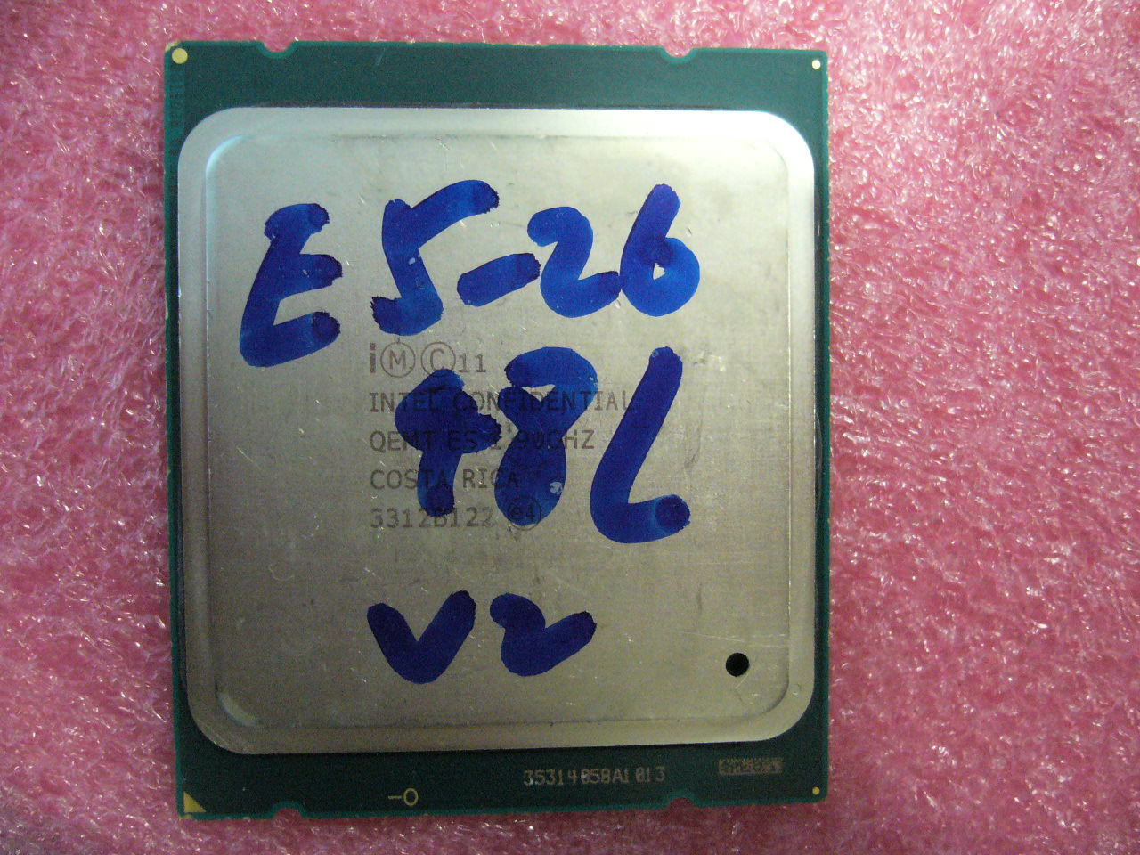 QTY 1x Intel ES CPU E5-2648L V2 CPU 10-Cores 1.9Ghz 25MB LGA2011 TDP 70W QEMT