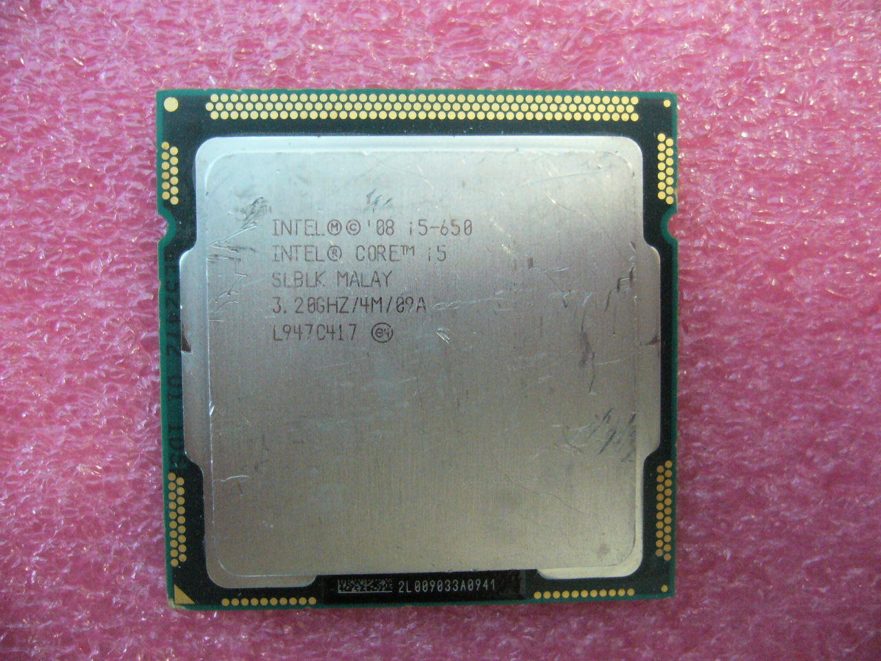 QTY 1x INTEL Core i5 Dual Core CPU i5-650 3.20GHZ/4MB LGA1156 SLBTJ SLBLK