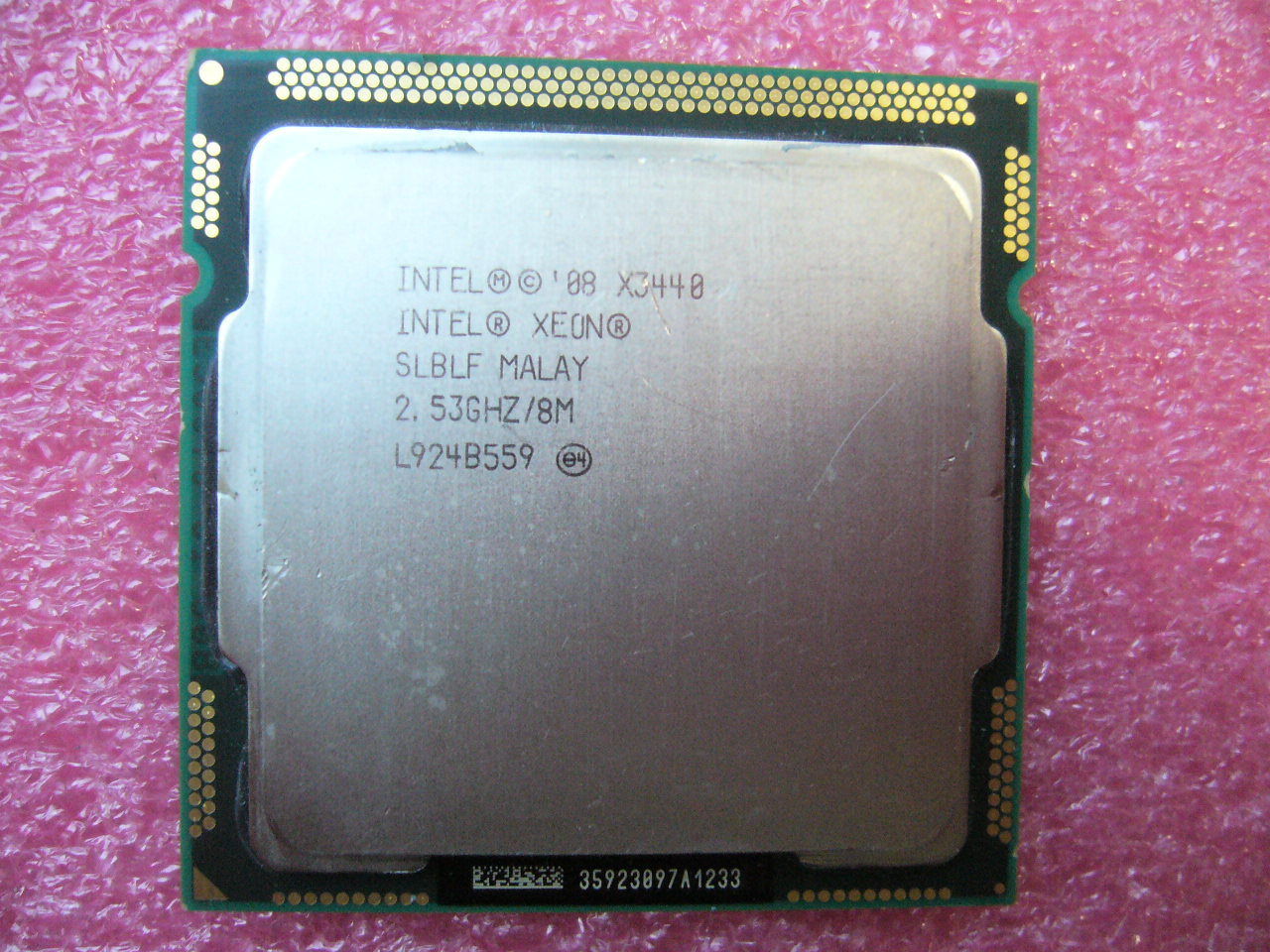 QTY 1x INTEL Xeon CPU X3440 2.53GHZ/8MB LGA1156 SLBLF - Click Image to Close
