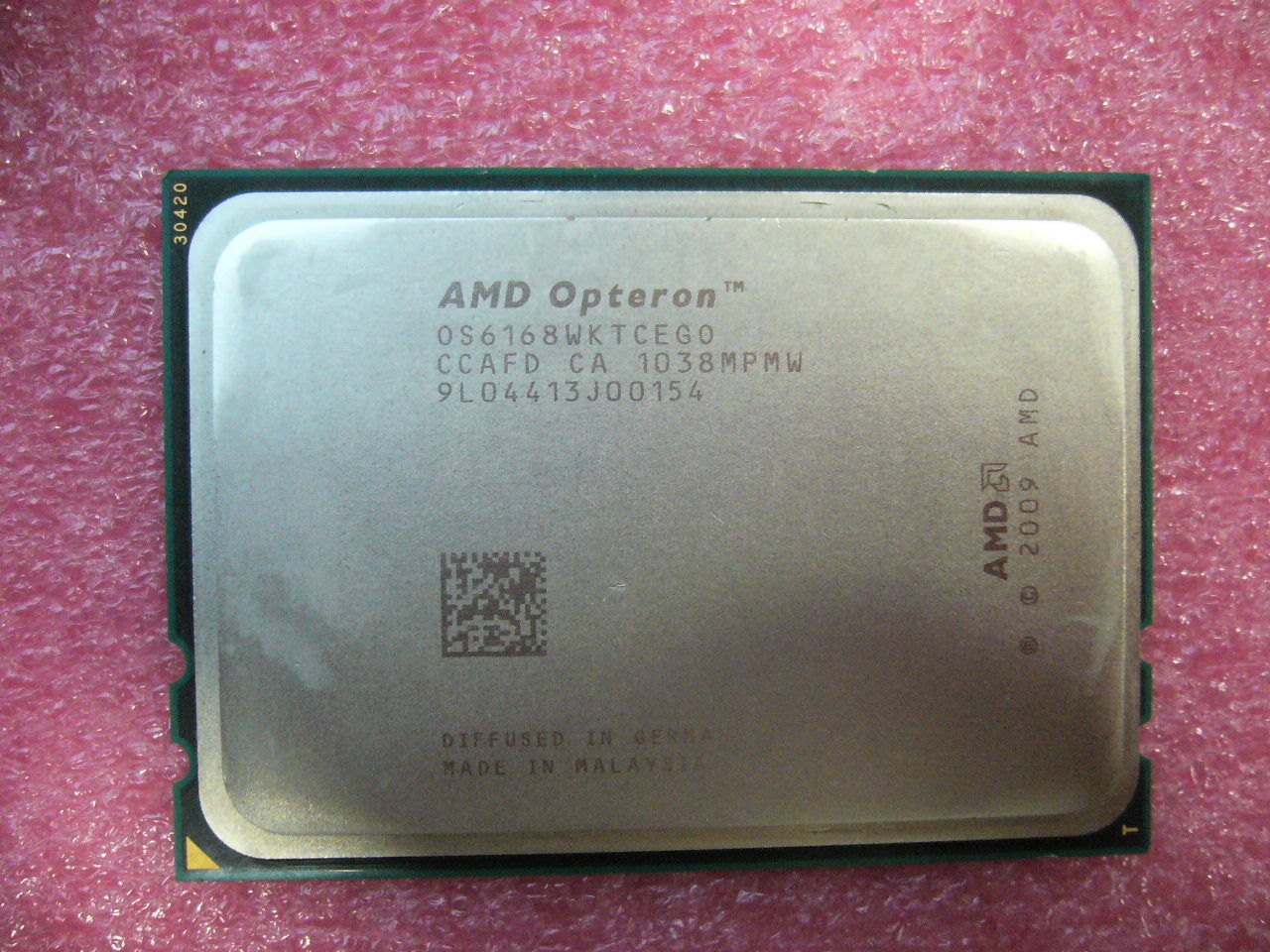 QTY 1x AMD Opteron 6168 1.9 GHz Twelve Core (OS6168WKTCEGO) CPU Tested G34 - Click Image to Close