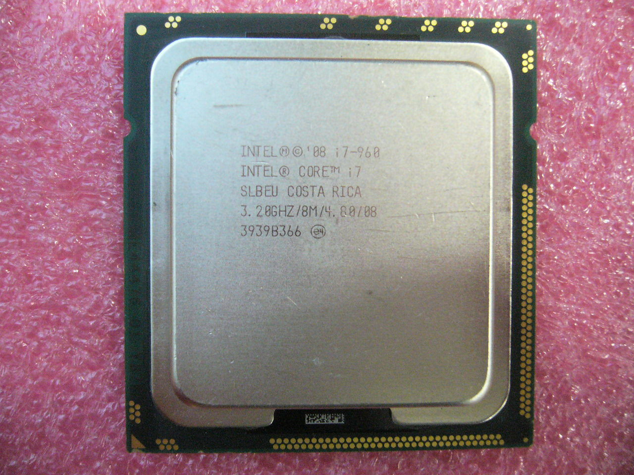 QTY 1x INTEL Quad-Cores CPU i7-960 3.20GHZ/8MB/4.80 LGA1366 SLBEU - Click Image to Close