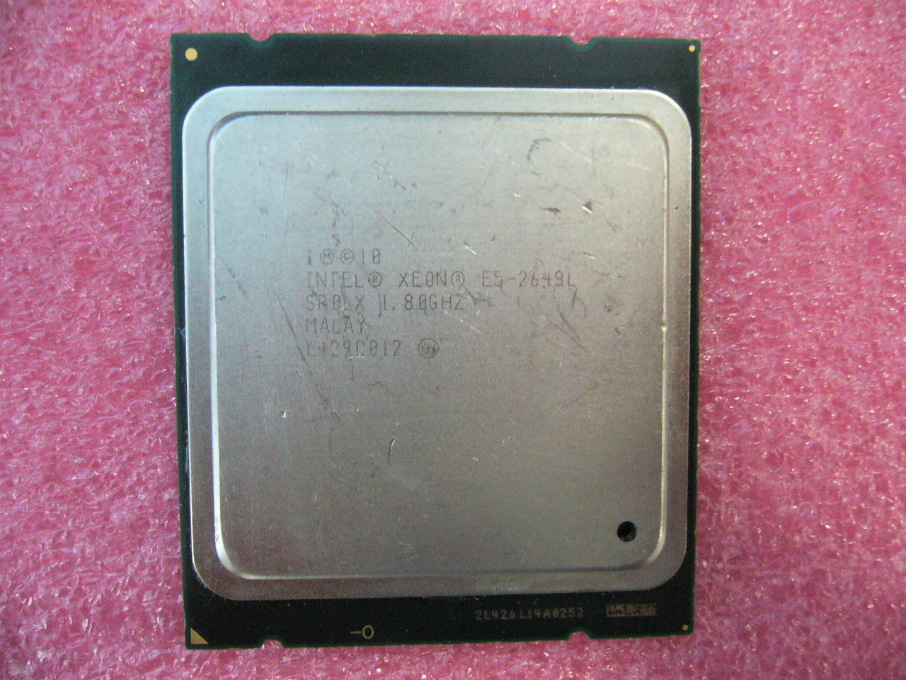 QTY 1x Intel Xeon CPU E5-2648L 8-Cores 1.8Ghz LGA2011 TDP 70W SR0LX