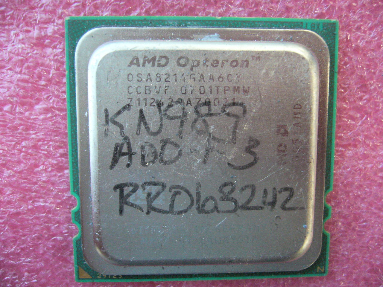 QTY 1x AMD OSA8214GAA6CY Opteron 8214 2.2 GHz Dual Core CPU Socket F 1207