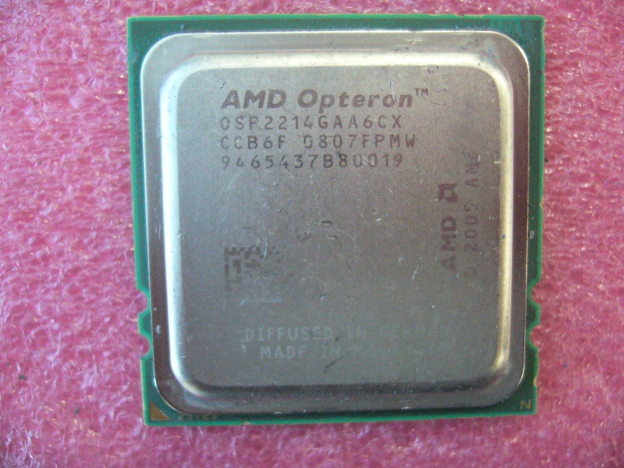 QTY 1x AMD OSP2214GAA6CX Opteron 2214 HE 2.2 GHz Dual Core CPU Socket F 1207