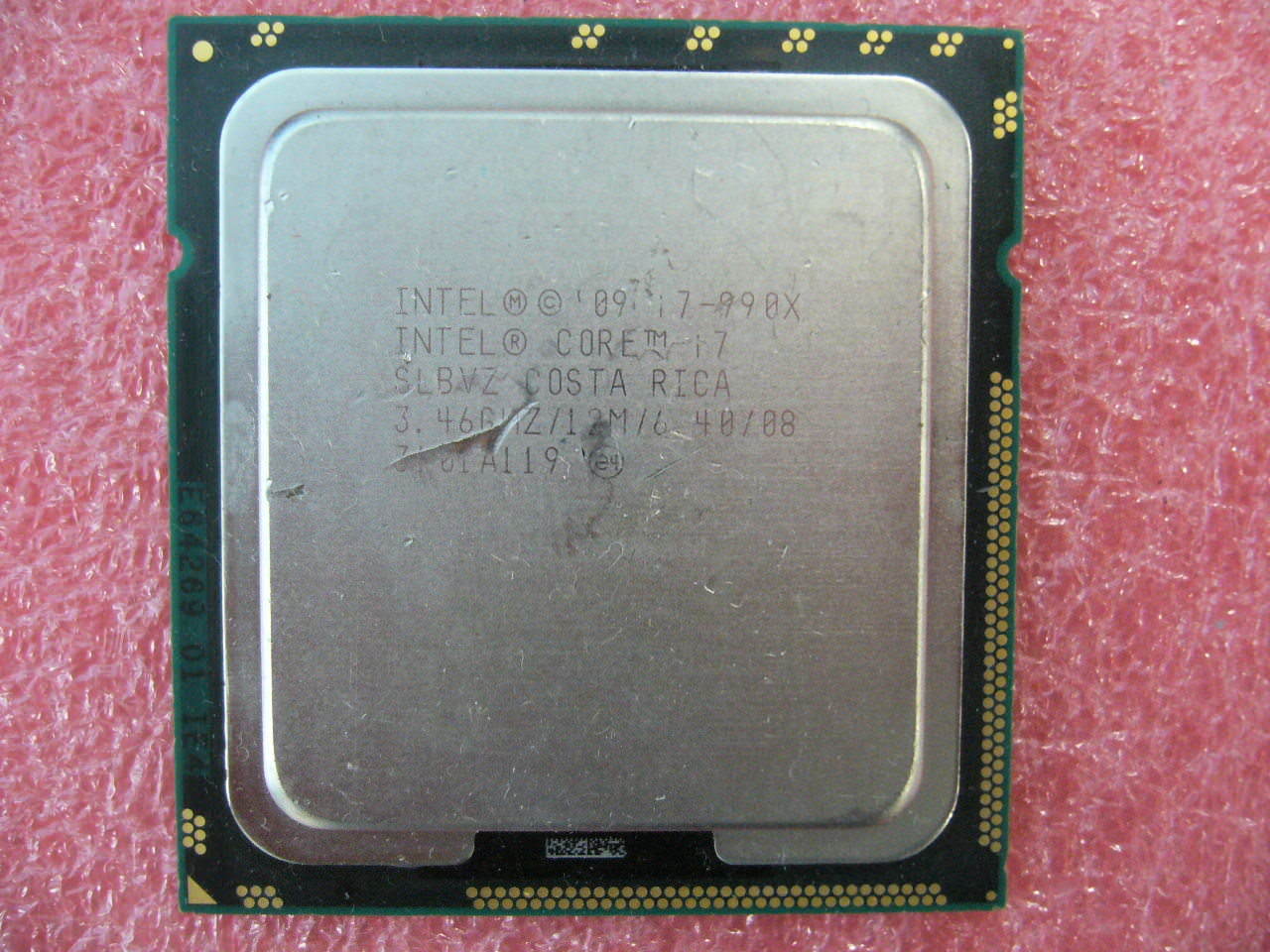 QTY 1x INTEL Hexa-Cores CPU i7-990X 3.46GHZ/12MB 6.4GT/s QPI LGA1366 SLBVZ - Click Image to Close