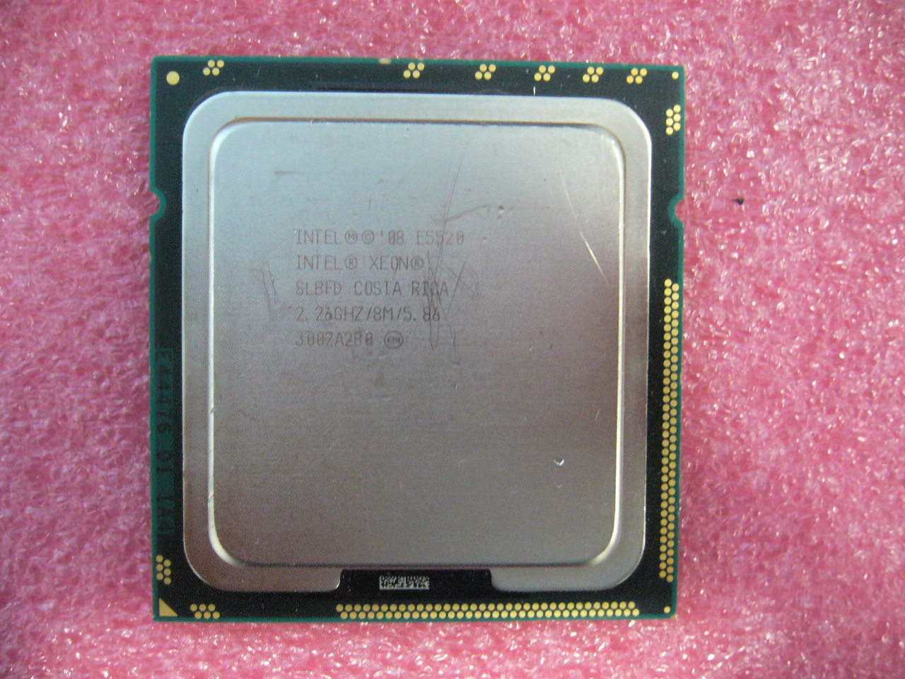 QTY 1x INTEL Quad-Cores CPU E5520 2.26GHZ/8MB 5.86GT/s QPI LGA1366 SLBFD