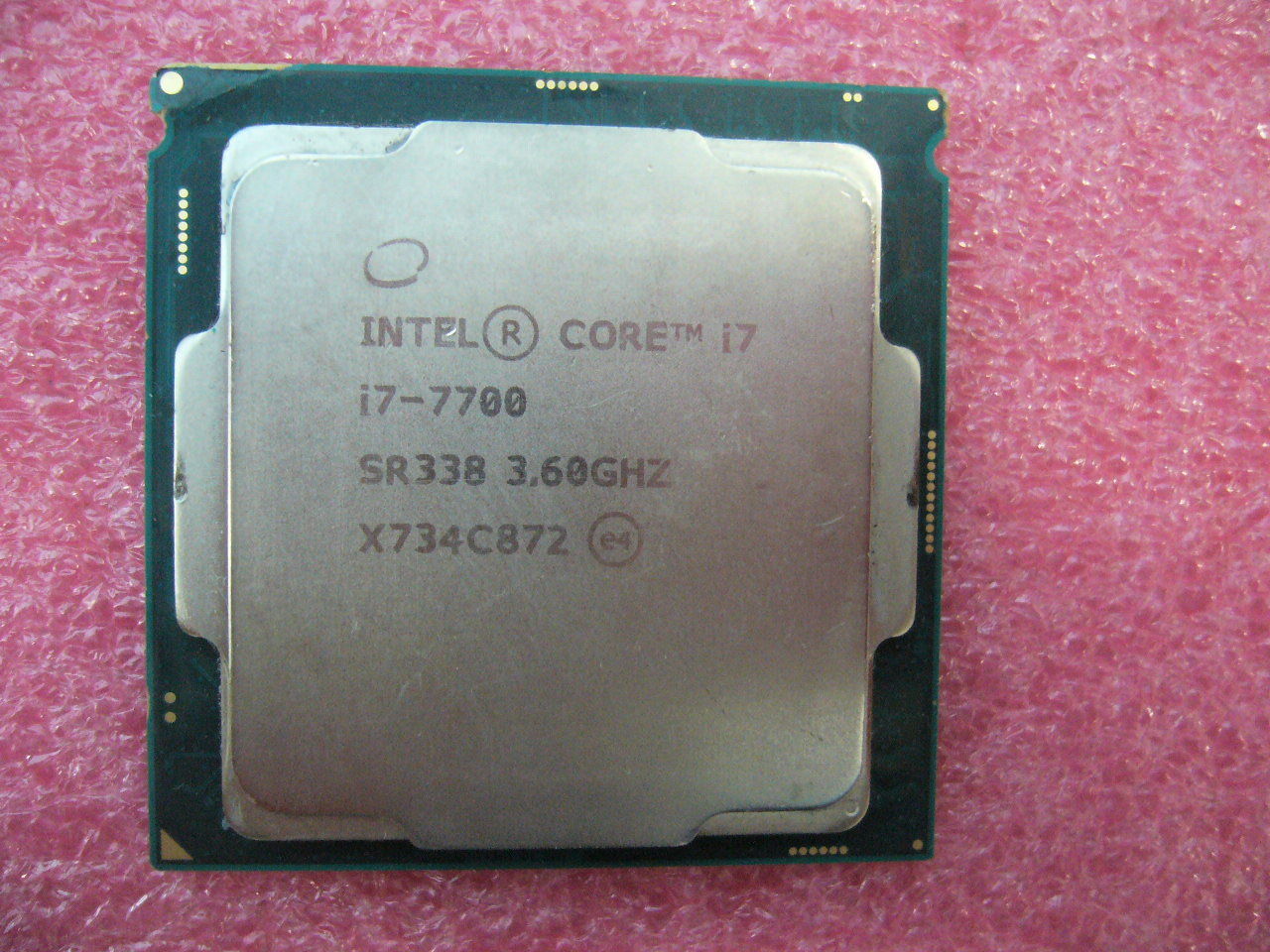 QTY 1x Intel CPU i7-7700 Quad-Cores 3.6Ghz 8MB LGA1151 SR338 NOT WORKING