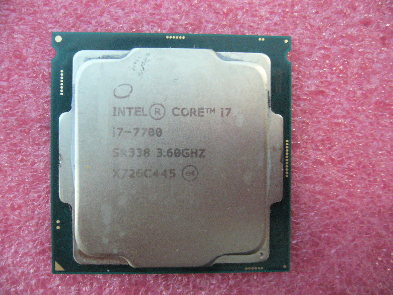 QTY 1x Intel CPU i7-7700 Quad-Cores 3.6Ghz 8MB LGA1151 SR338 NOT WORKING - Click Image to Close