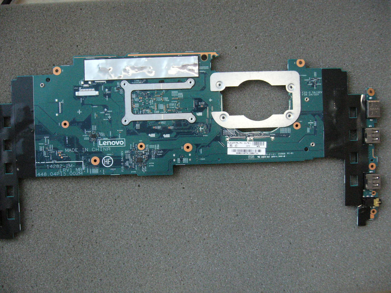 QTY 1x Lenovo Thinkpad X1 Carbon Gen 4 motherboard i7-6600U 16GB X1C NOT WORKING - Click Image to Close