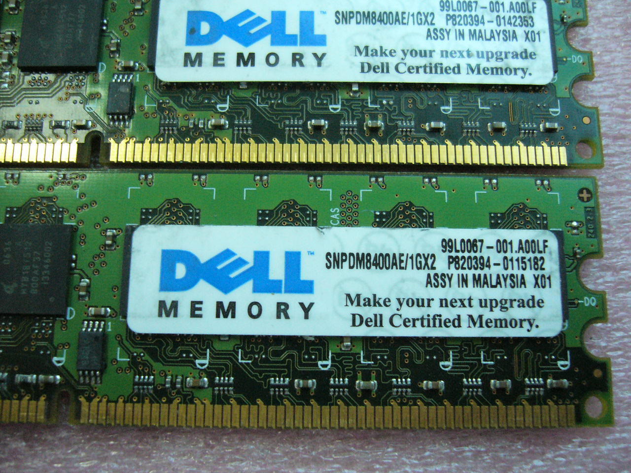 QTY 1x 1GB Qimonda DDR2 PC2 4200E 2Rx8 533Mhz ECC Unbuffered workstation memory - zum Schließen ins Bild klicken
