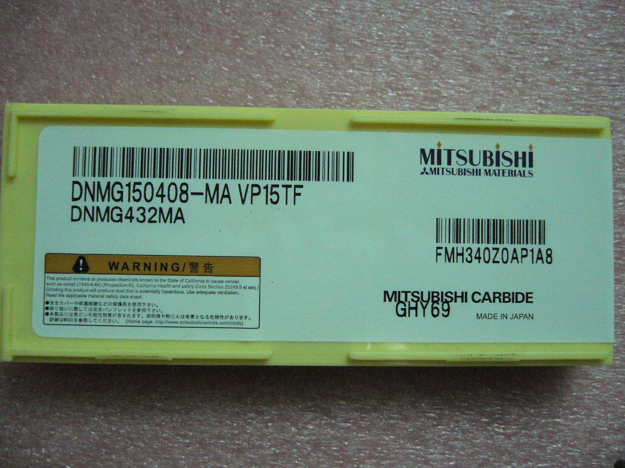 QTY 10x Mitsubishi DNMG432MA DNMG150408-MA VP15TF NEW