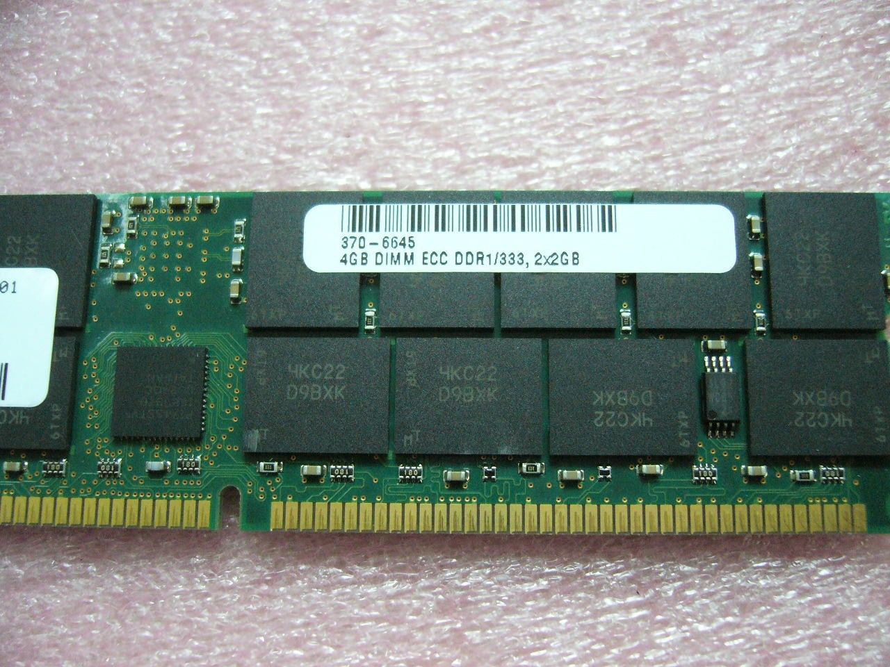 1x 2GB DDR PC2700R 333Mhz CL2.5 ECC Registered Server memory Sun 370-6645 - zum Schließen ins Bild klicken