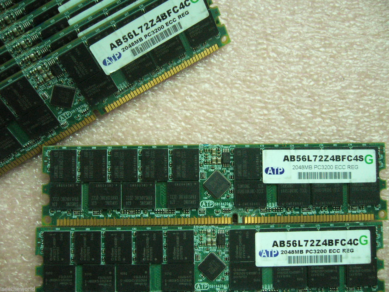 1x 2GB DDR PC3200R ECC Registered Server memory Brand ATP