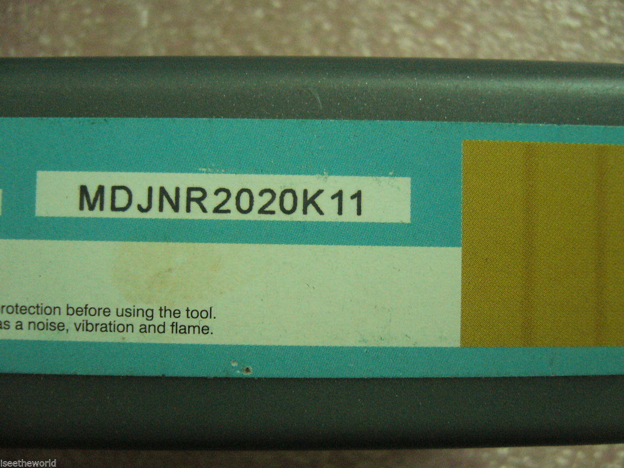 External Turning Toolholder MDJNR 2020K11 for inserts DNMG11.... DNMG3... - Click Image to Close