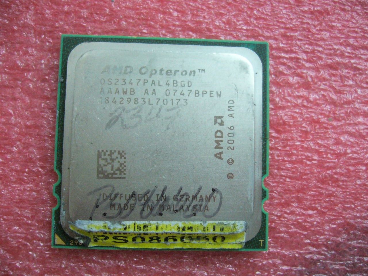 QTY 1x AMD Opteron 2347 HE 1.9 GHz Quad-Core (OS2347PAL4BGD) CPU Socket F 1207 - zum Schließen ins Bild klicken