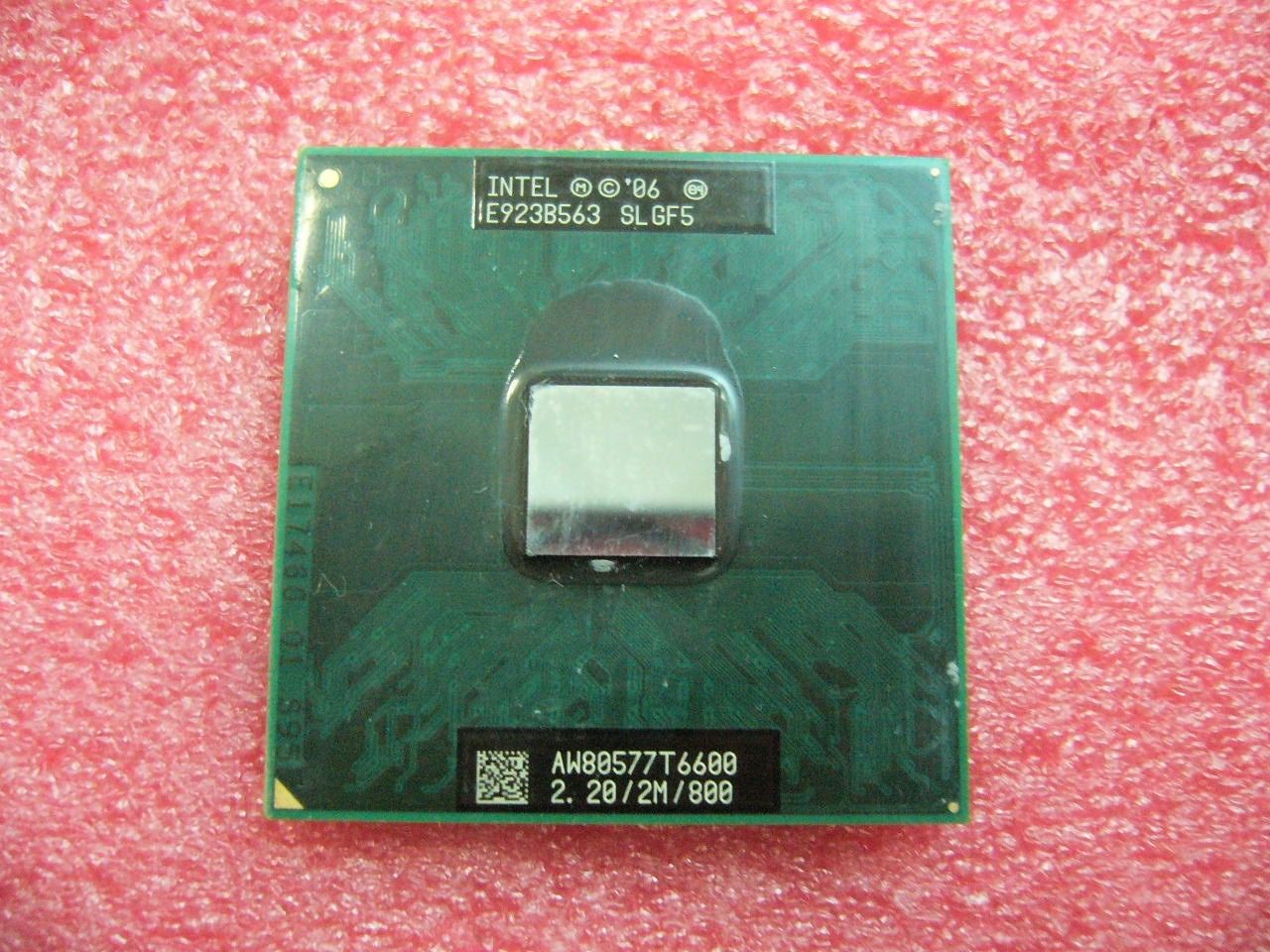 QTY 1x INTEL Core 2 Duo T6600 2.2 GHz/2M/800Mhz Processor for Laptop SLGF5 - zum Schließen ins Bild klicken