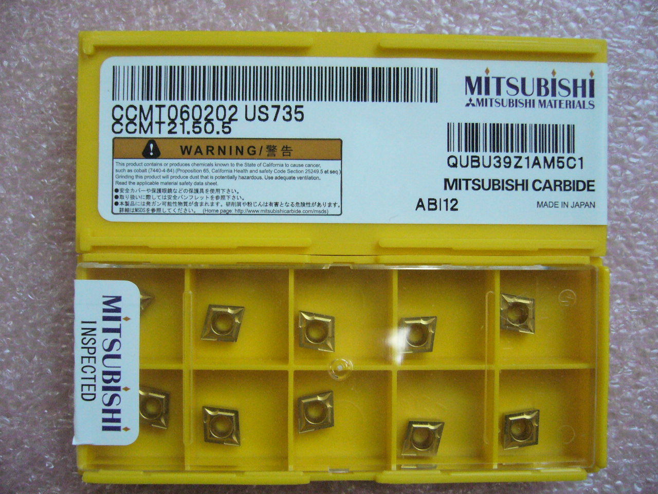 QTY 20x Mitsubishi CCMT21.50.5 CCMT060202 US735 NEW