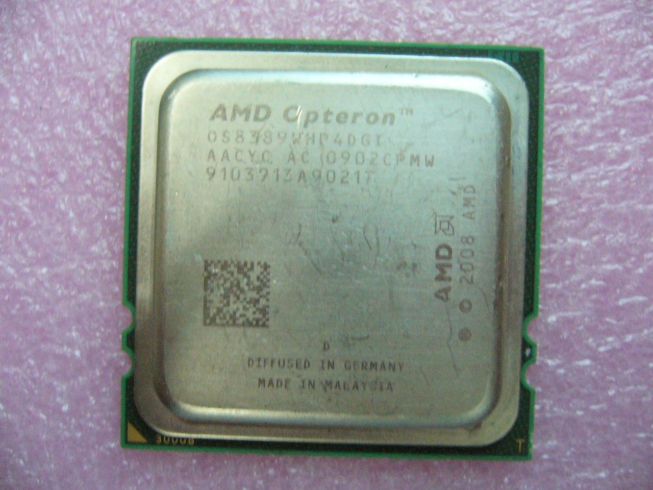 QTY 1x AMD Opteron 8389 2.9 GHz Quad-Core (OS8389WHP4DGI CPU Socket F 1207