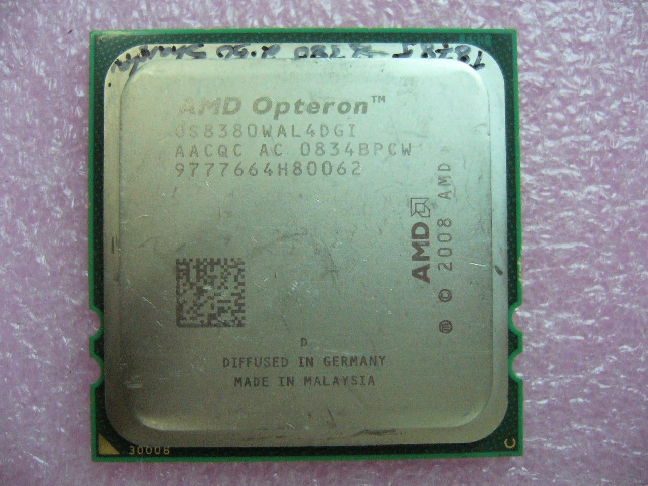 QTY 1x AMD Opteron 8380 2.5 GHz Quad-Core (OS8380WAL4DGI) CPU Socket F 1207
