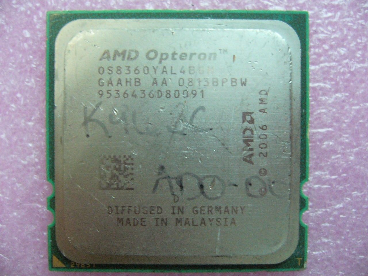QTY 1x AMD Opteron 8360 SE 2.5 GHz Quad-Core (OS8360YAL4BGH CPU Socket F 1207