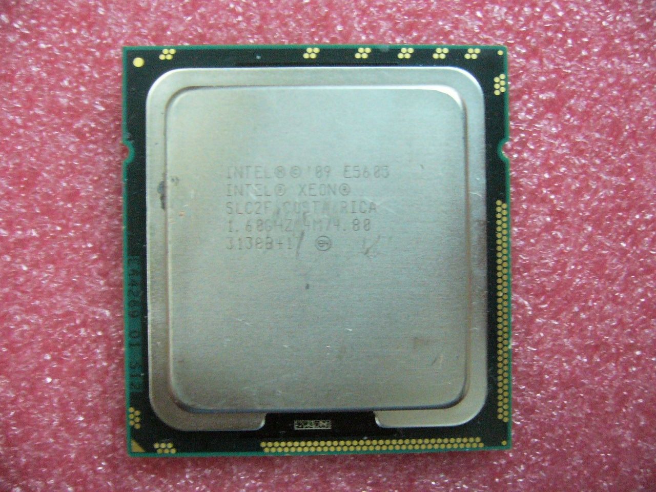 QTY 1x INTEL Quad-Cores CPU E5603 1.6GHZ/4MB 4.8GT/s QPI LGA1366 SLC2F