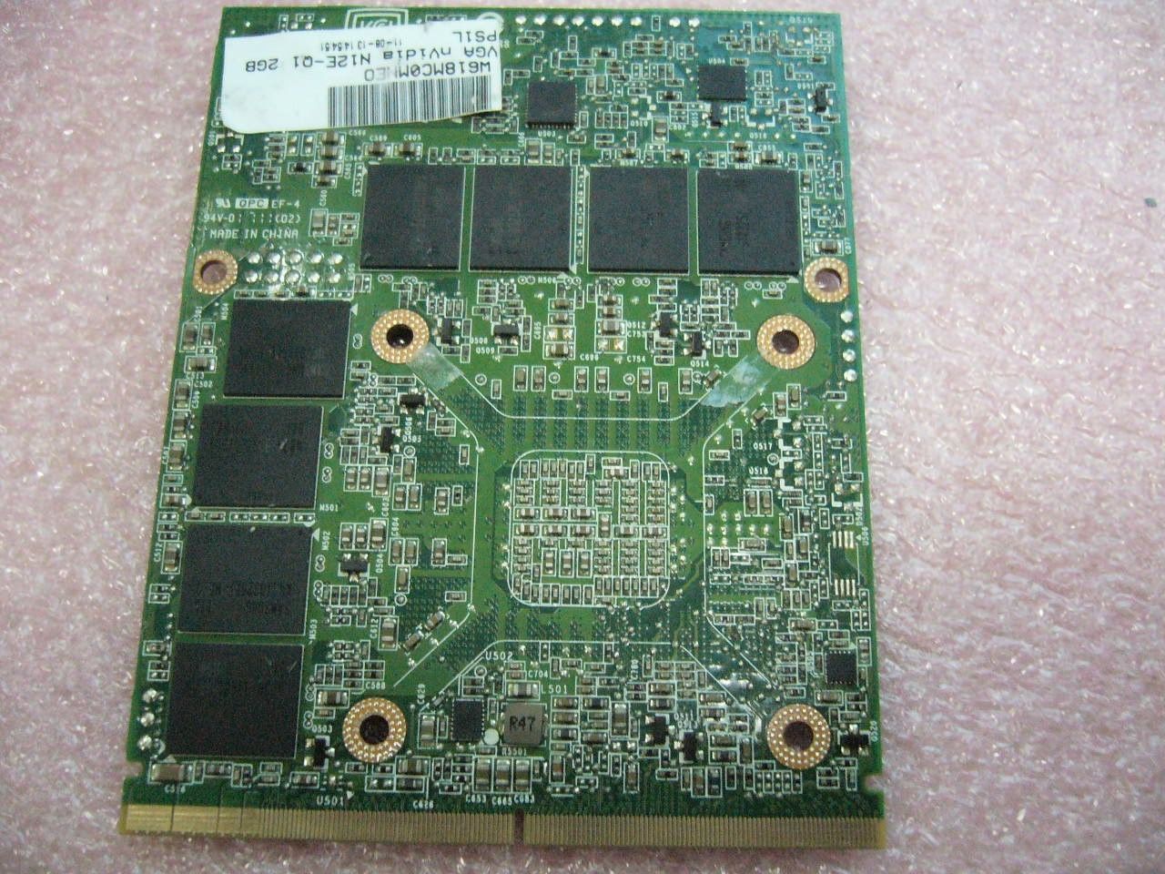 QTY 1x Nvidia Quadro 3000M N12E-Q1 2GB Mem MXM Video Card Sold For parts - Click Image to Close