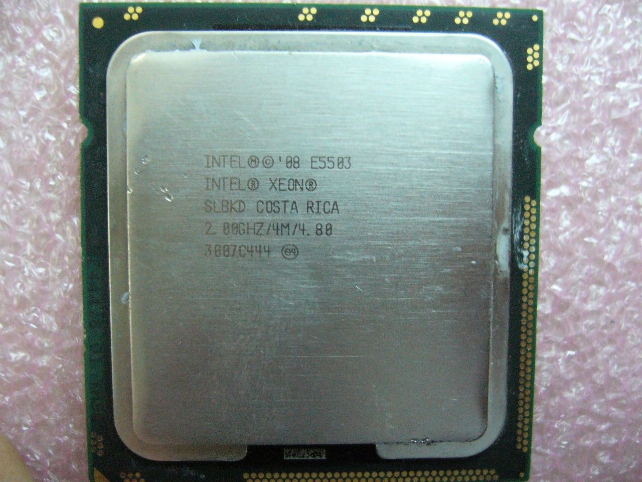 QTY 1x INTEL Quad-Cores CPU E5503 2.0GHZ/4MB 4.8GT/s QPI LGA1366 SLBKD