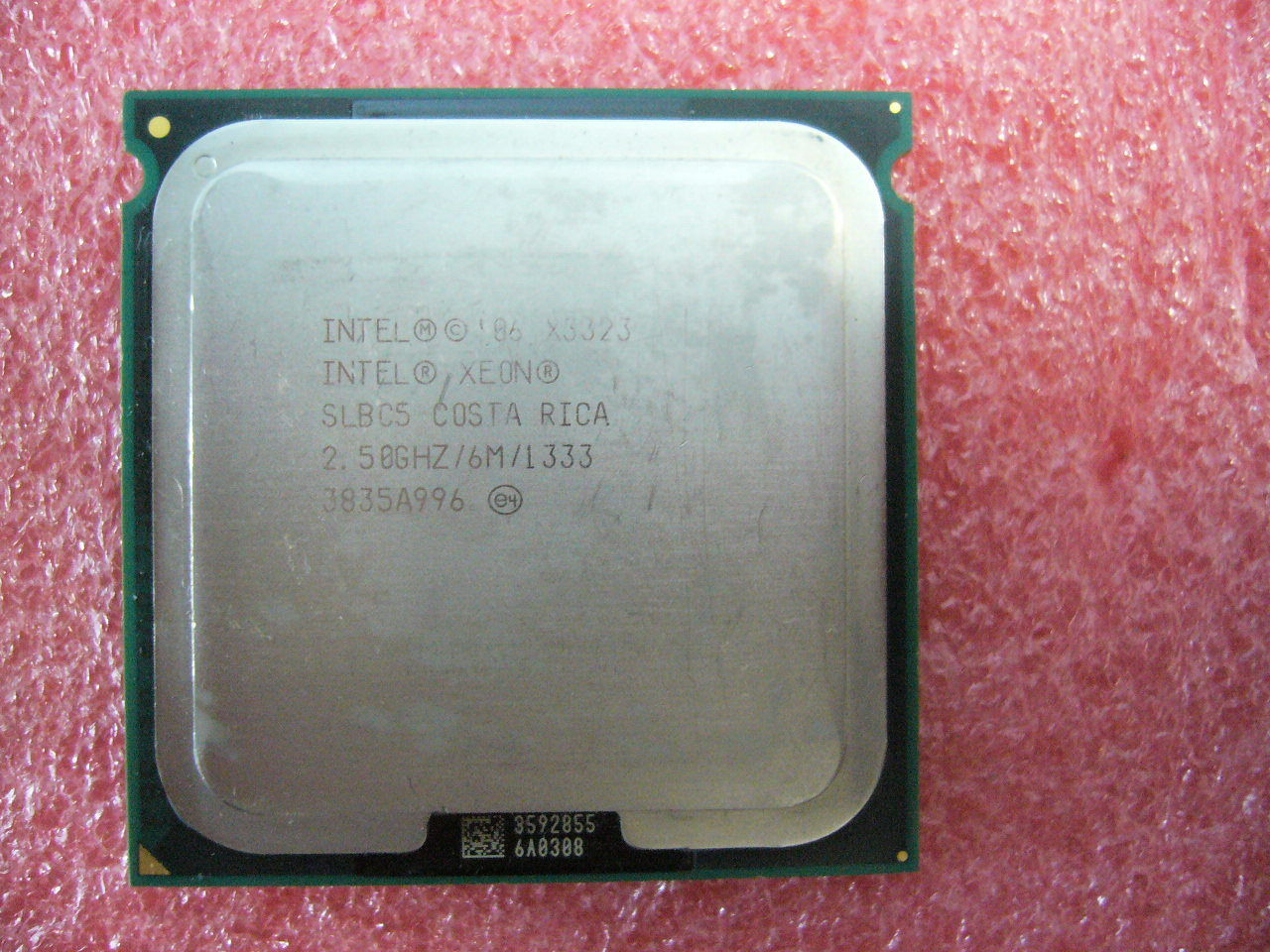 QTY 1x Intel Xeon CPU Quad Core X3323 2.50Ghz/6MB/1333Mhz LGA771 SLASE SLBC5 - Click Image to Close
