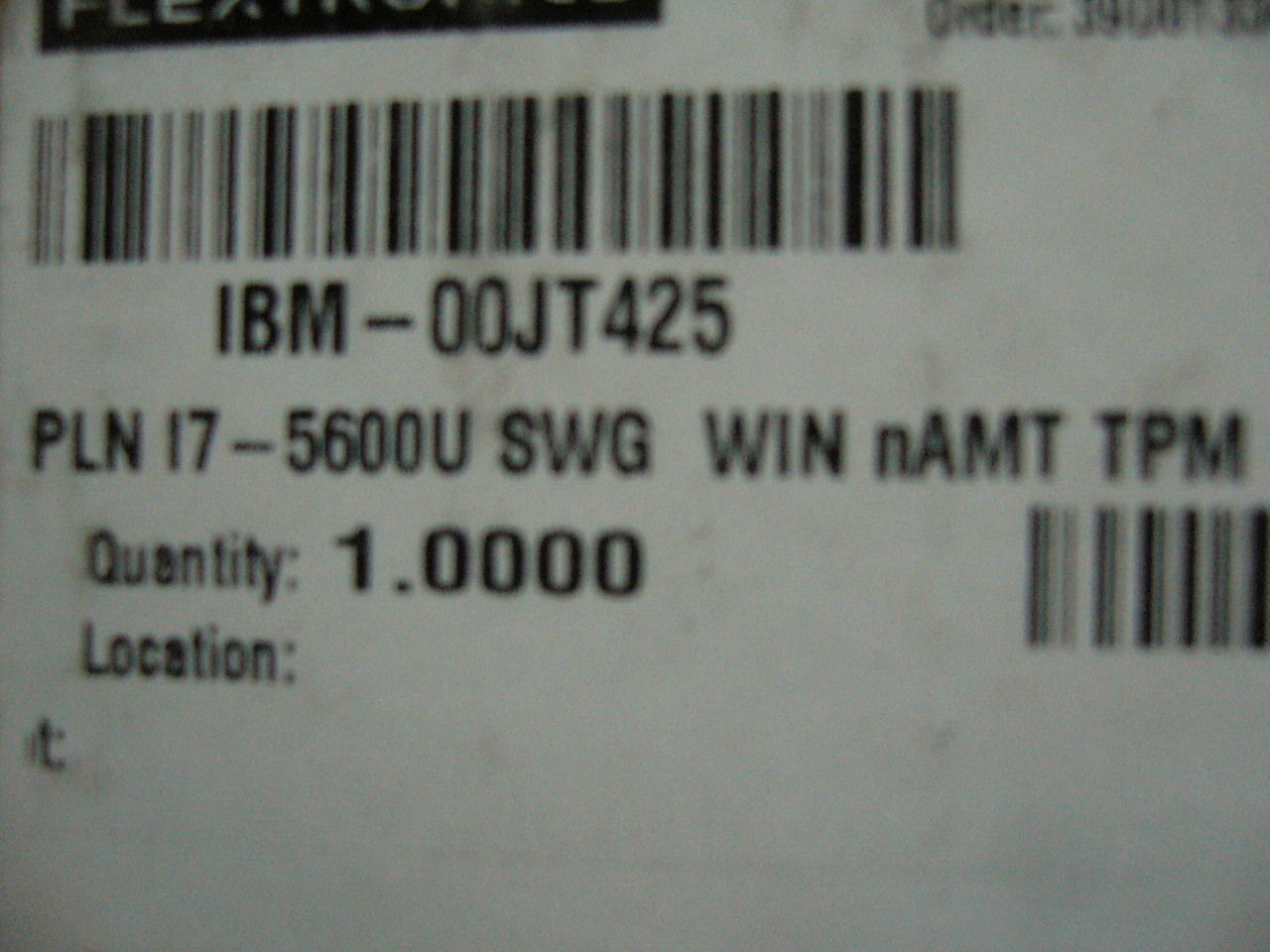 QTY 1x Lenovo Thinkpad W550S laptop motherboard intel i7-5600U SWG Win nAMT TPM - Click Image to Close