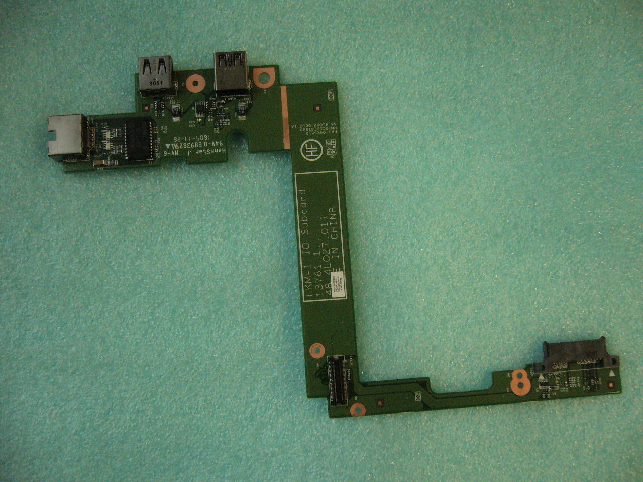 QTY 1x USB Ethernet LKM-1 IO Sub card for Lenovo Thinkpad T540P W540 04X5512 - zum Schließen ins Bild klicken