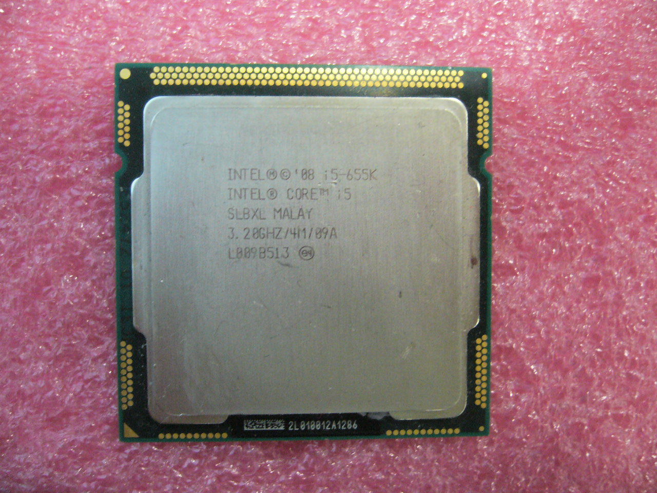 QTY 1x INTEL Core i5 Dual Core CPU i5-655K 3.20GHZ/4MB LGA1156 SLBXL - Click Image to Close