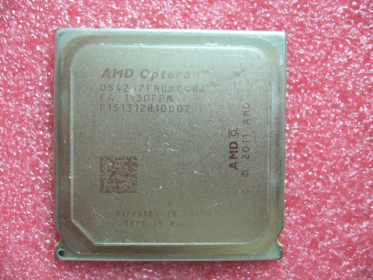 QTY 1x AMD Opteron 4267 2.1 GHz EHE Eight Core (OS4267FNU8KGU) CPU Socket C32