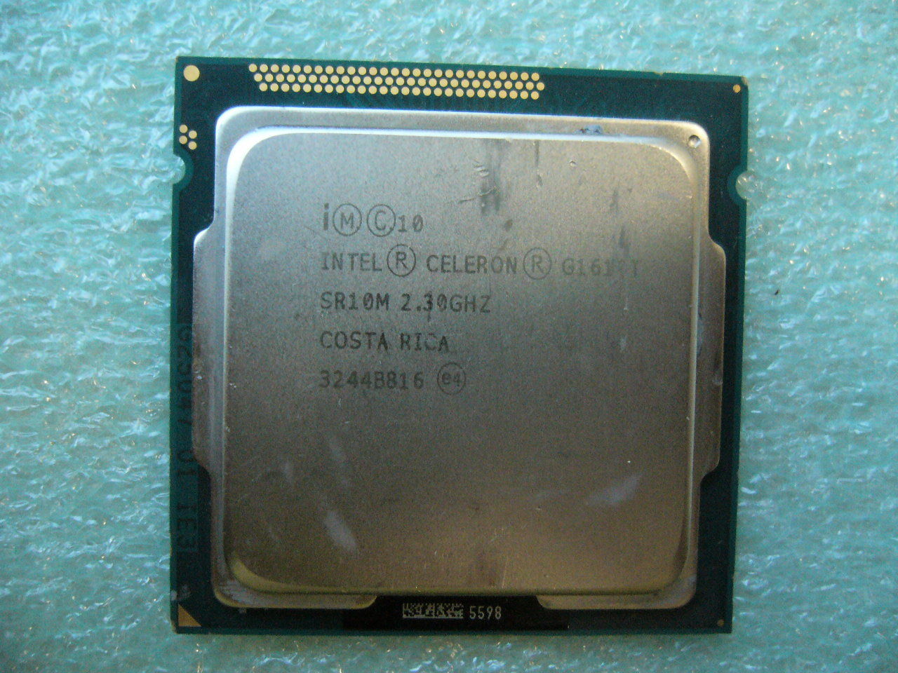 QTY 1x INTEL Celeron CPU G1610T 2.3GHZ/2MB LGA1155 SR10M TDP 35W