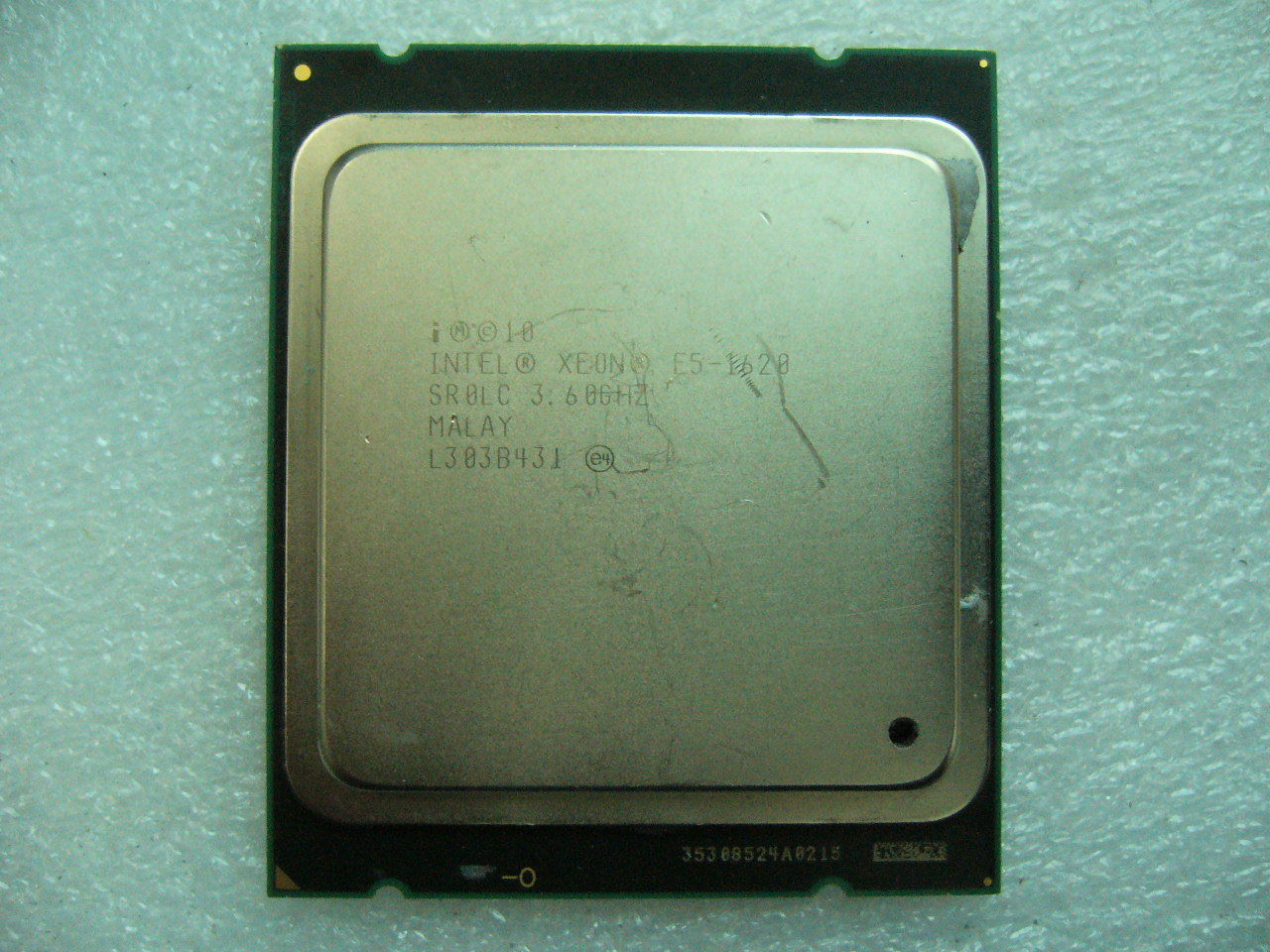 QTY 1x Intel CPU E5-1620 CPU 4-Cores 3.6Ghz LGA2011 SR0LC NOT WORKING - zum Schließen ins Bild klicken