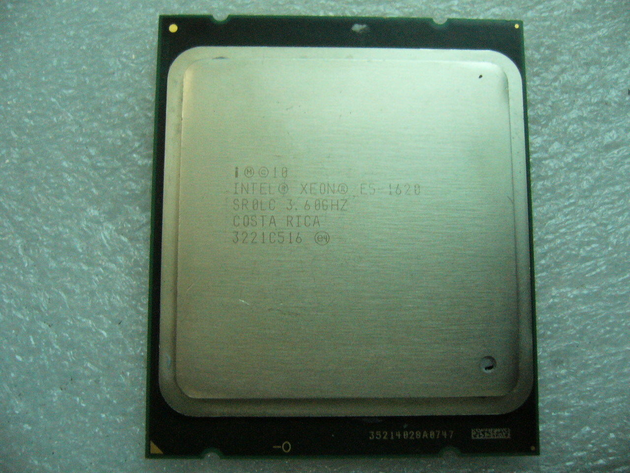QTY 1x Intel CPU E5-1620 CPU 4-Cores 3.6Ghz LGA2011 SR0LC NOT WORKING - zum Schließen ins Bild klicken