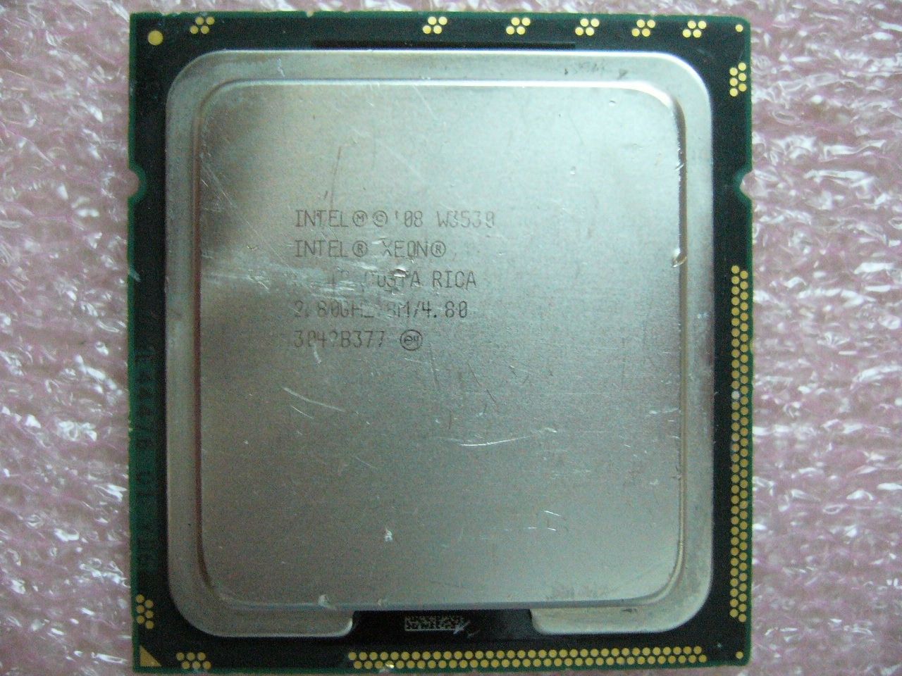 QTY 1x INTEL Quad-Cores CPU W3530 2.8GHZ/8MB 4.8GT/s QPI LGA1366 SLBKR