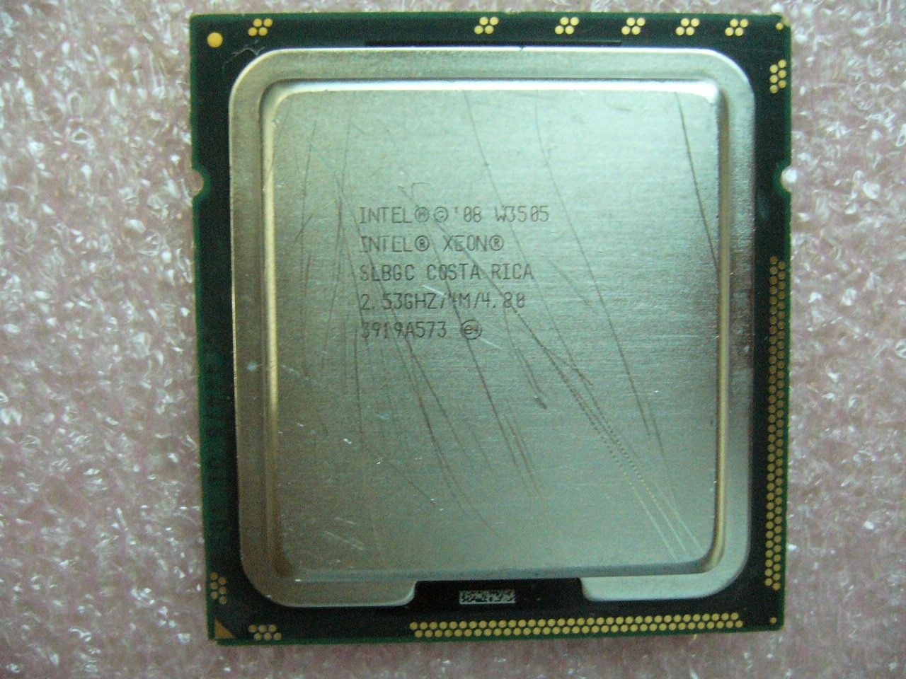 INTEL Dual-Cores CPU W3505 2.53GHZ/4MB Cache 4.8GT/s QPI LGA1366 SLBGC