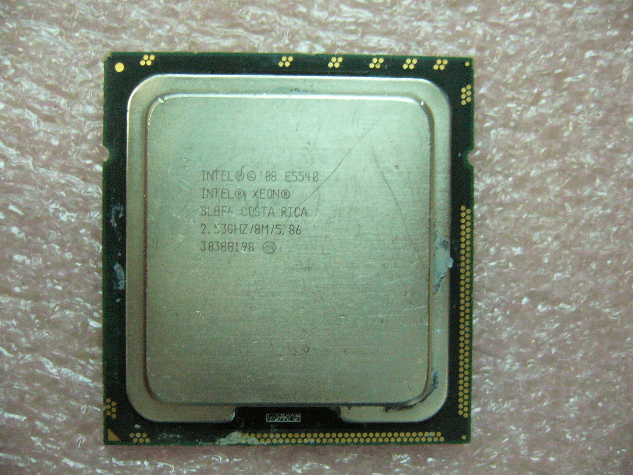 QTY 1x INTEL Quad-Cores CPU E5540 2.53GHZ/8MB 5.86GT/s QPI LGA1366 SLBF6