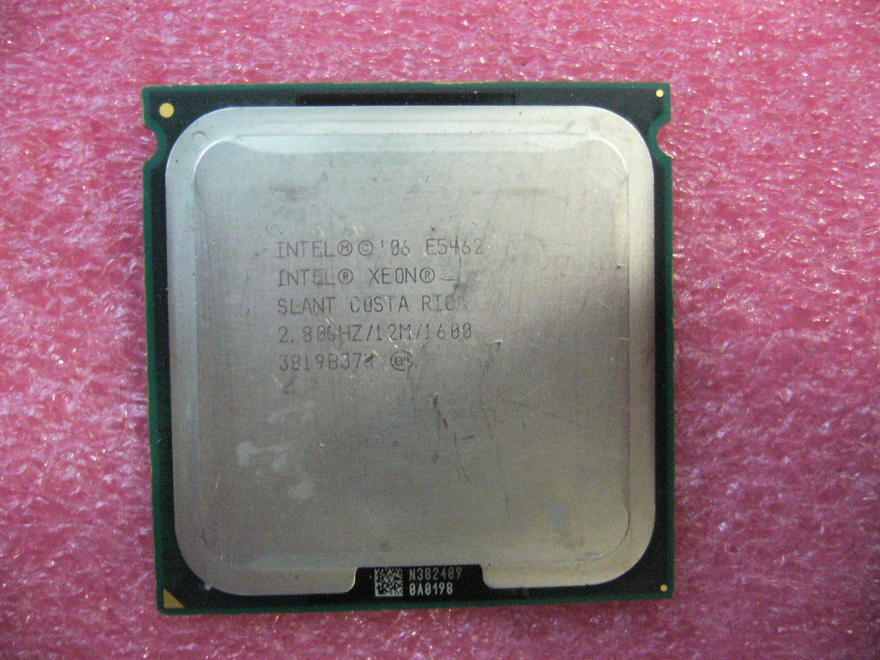 QTY 1x Intel Xeon CPU Quad Core E5462 2.8Ghz/12MB/1600Mhz LGA771 SLANT - Click Image to Close