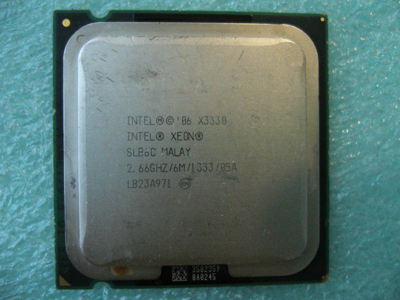 QTY 1x INTEL Quad Cores X3330 CPU 2.66GHz/6MB/1333Mhz LGA775 SLB6C - Click Image to Close