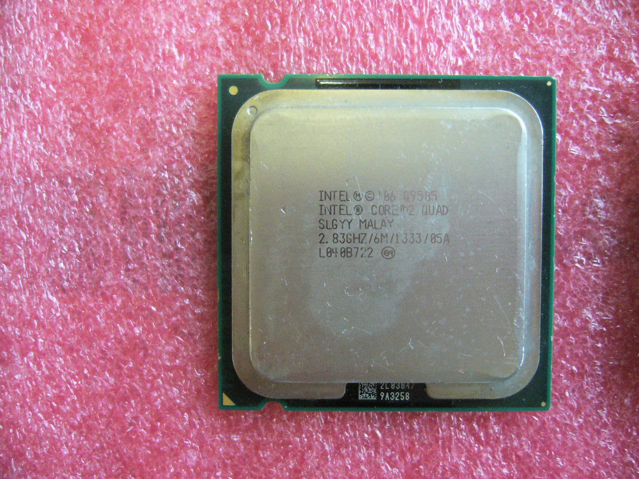 QTY 1x INTEL Quad Cores Q9505 CPU 2.83GHz/6MB/1333Mhz LGA775 SLGYY