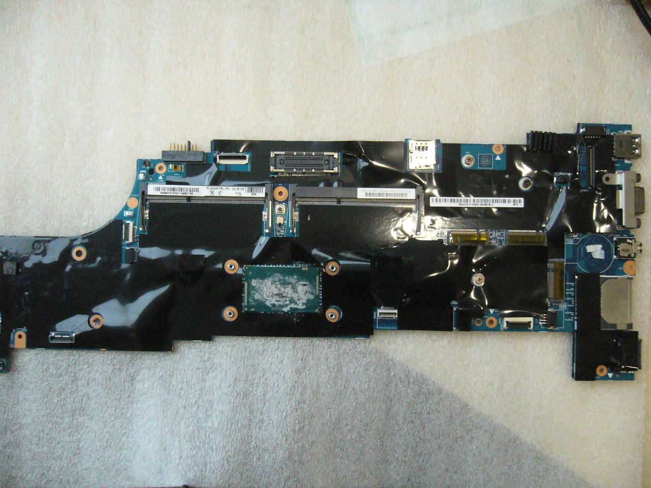 QTY 1x Lenovo Thinkpad T550 laptop motherboard intel i7-5600U 00UR106 - Click Image to Close
