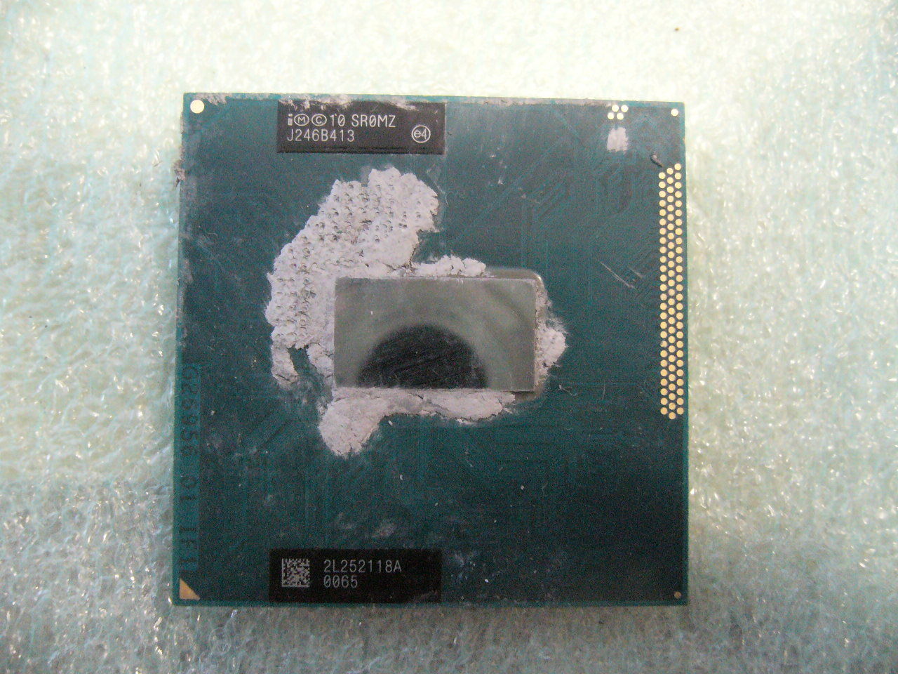 QTY 1x Intel CPU i5-3210M Dual-Core 2.5 Ghz PGA988 SR0MZ Socket G2 NOT WORKING