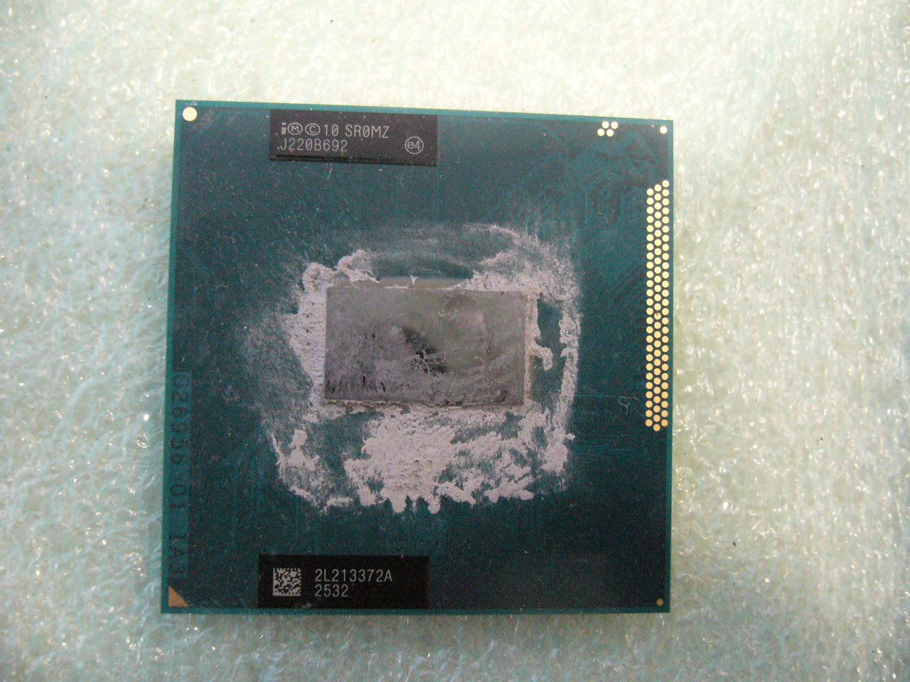 QTY 1x Intel CPU i5-3210M Dual-Core 2.5 Ghz PGA988 SR0MZ Socket G2 NOT WORKING - zum Schließen ins Bild klicken