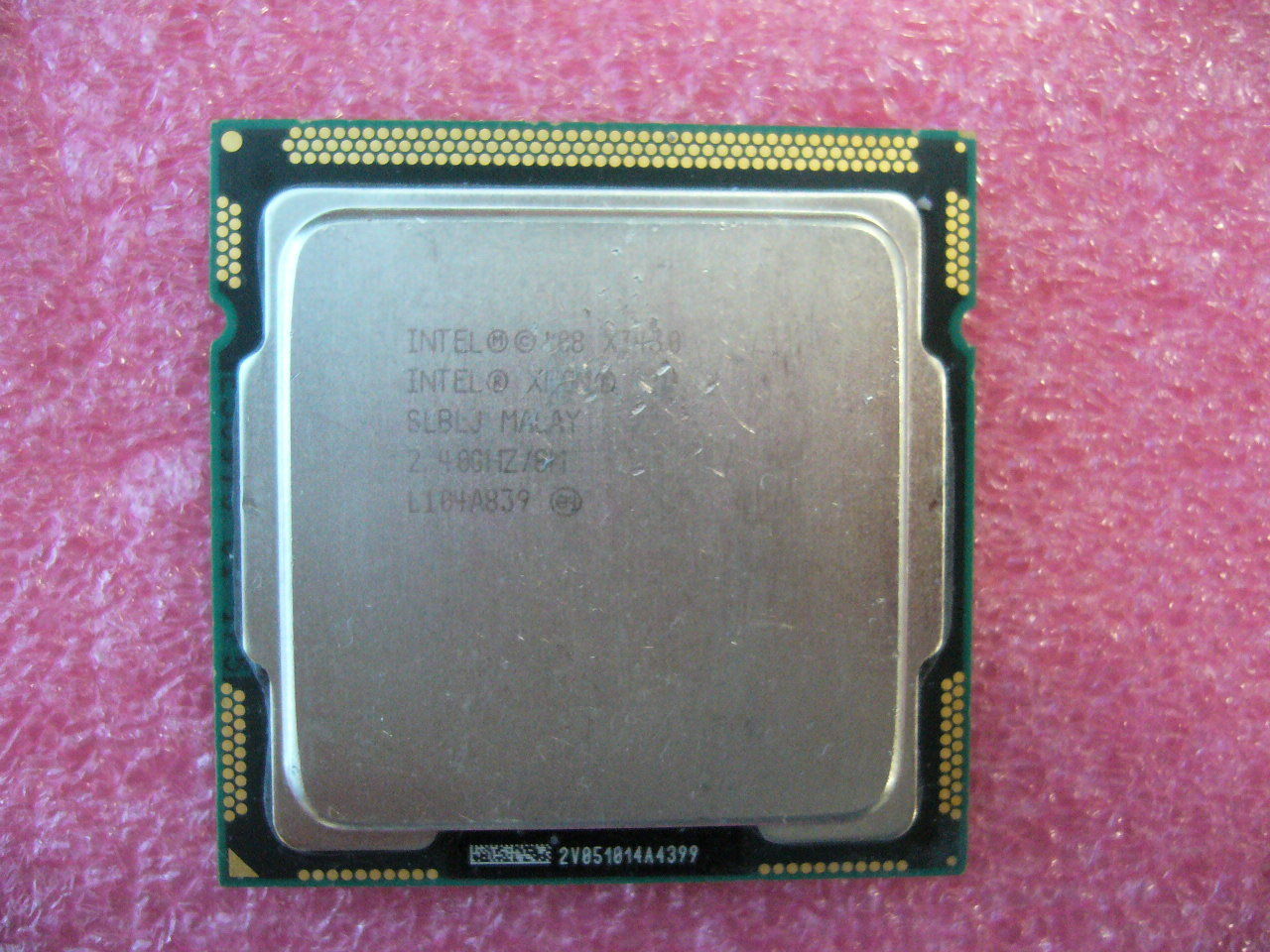 QTY 1x INTEL Xeon CPU X3430 2.40GHZ/8MB LGA1156 SLBLJ